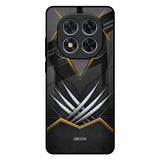 Black Warrior Redmi Note 14 Pro 5G Glass Back Cover Online