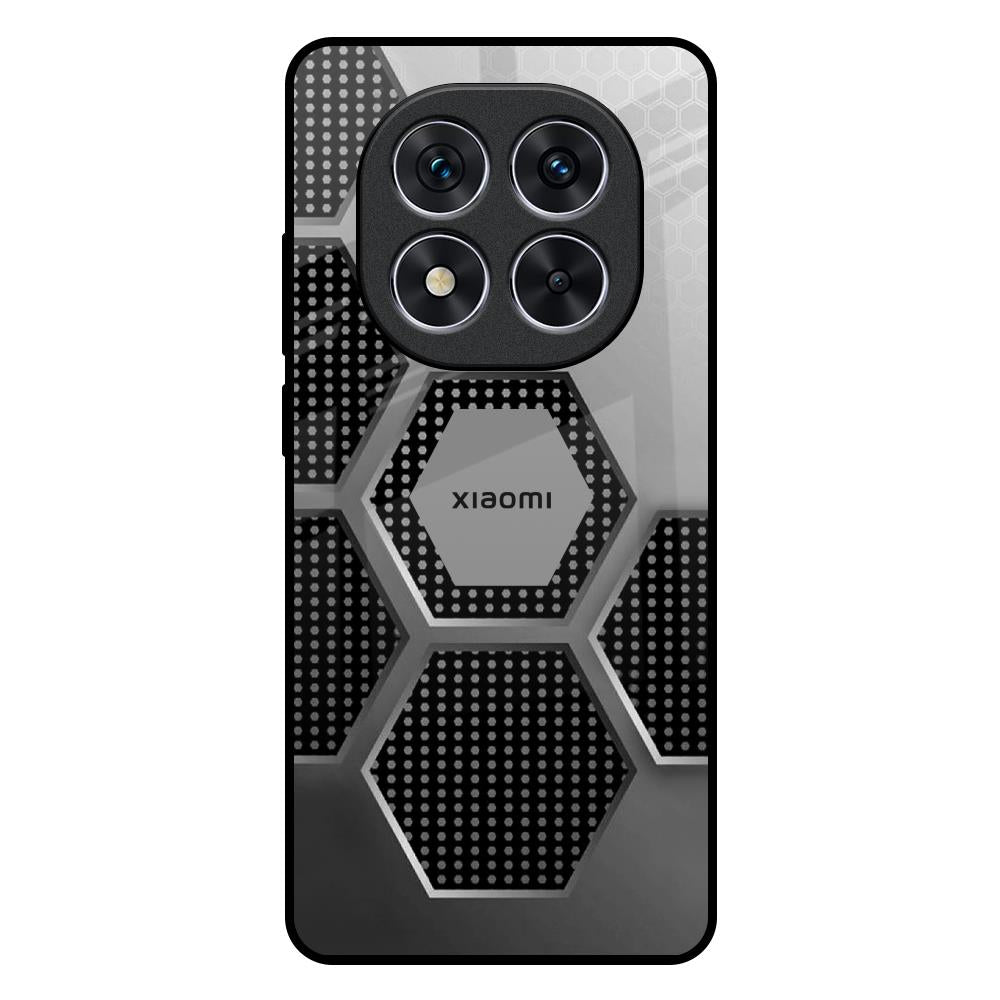 Hexagon Style Redmi Note 14 Pro 5G Glass Back Cover Online