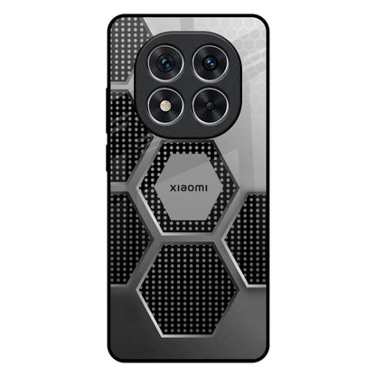 Hexagon Style Redmi Note 14 Pro 5G Glass Back Cover Online