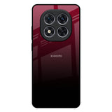 Wine Red Redmi Note 14 Pro 5G Glass Back Cover Online