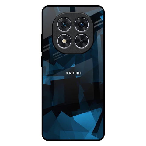 Polygonal Blue Box Redmi Note 14 Pro 5G Glass Back Cover Online