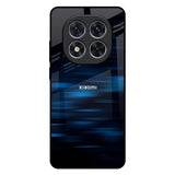 Blue Rough Abstract Redmi Note 14 Pro 5G Glass Back Cover Online