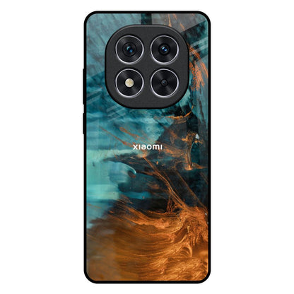 Golden Splash Redmi Note 14 Pro 5G Glass Back Cover Online