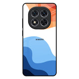 Wavy Color Pattern Redmi Note 14 Pro 5G Glass Back Cover Online