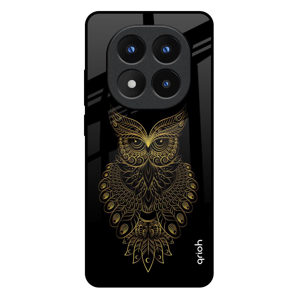 Golden Owl Redmi Note 14 Pro Plus 5G Glass Back Cover Online