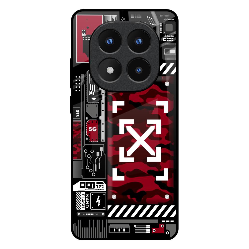 Technology Art Redmi Note 14 Pro Plus 5G Glass Back Cover Online
