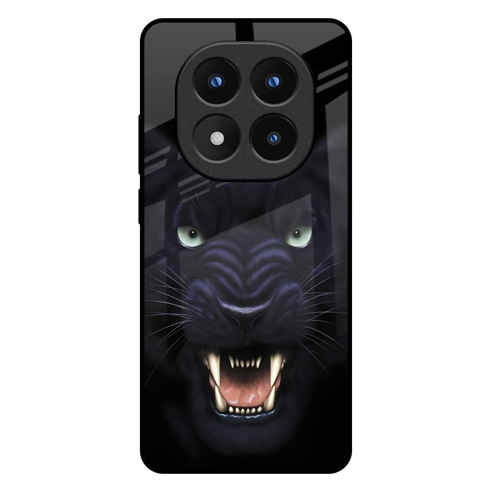 Angry Black Tiger Redmi Note 14 Pro Plus 5G Glass Back Cover Online