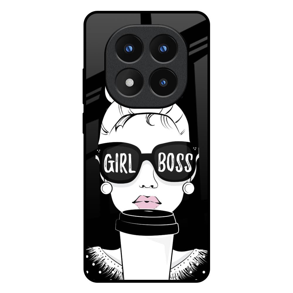 Girl Boss Redmi Note 14 Pro Plus 5G Glass Back Cover Online