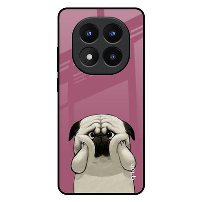 Funny Pug Face Redmi Note 14 Pro Plus 5G Glass Back Cover Online