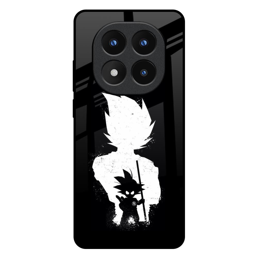 Monochrome Goku Redmi Note 14 Pro Plus 5G Glass Back Cover Online
