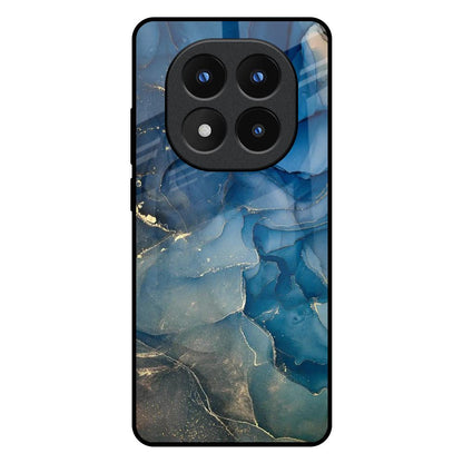 Blue Cool Marble Redmi Note 14 Pro Plus 5G Glass Back Cover Online