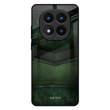 Green Leather Redmi Note 14 Pro Plus 5G Glass Back Cover Online