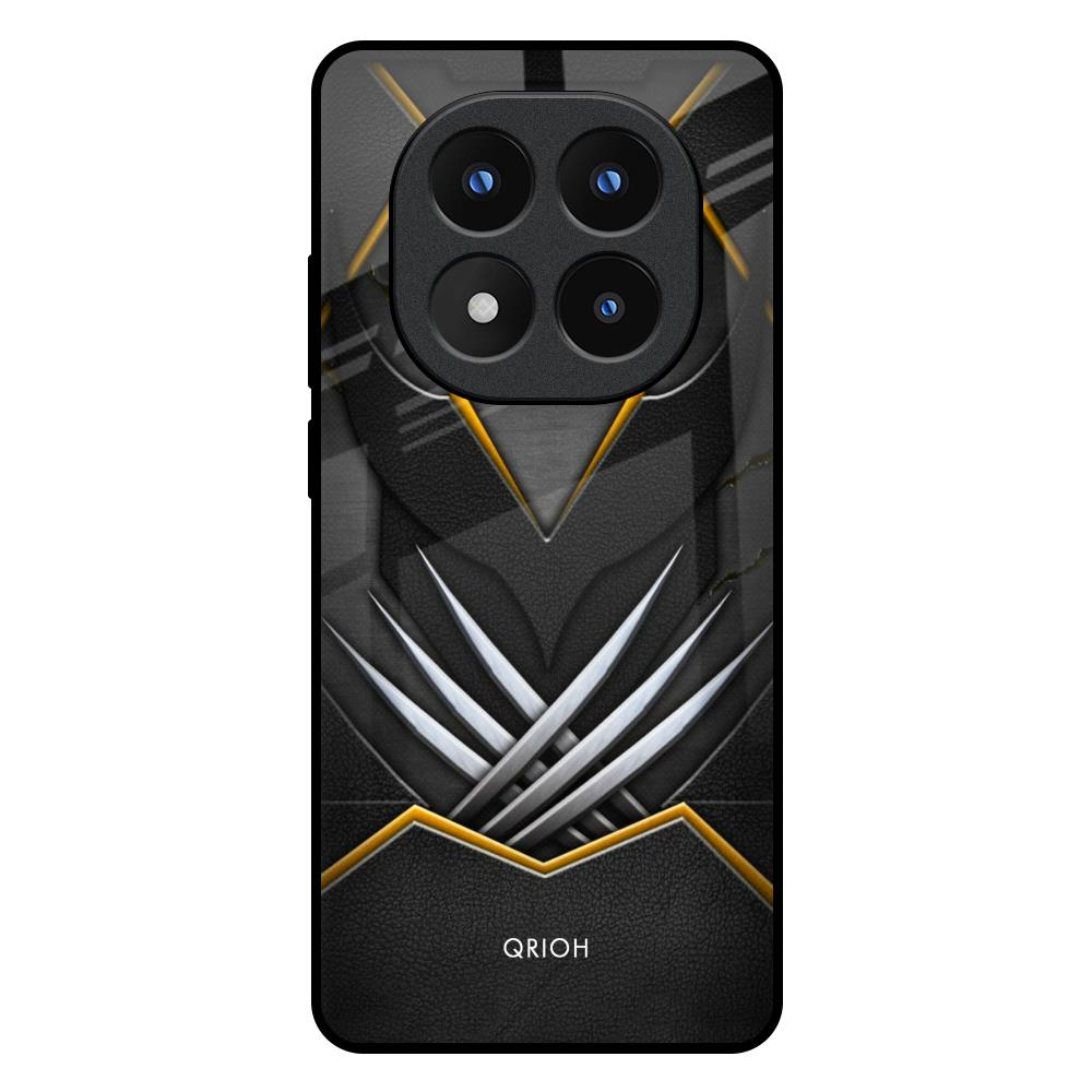 Black Warrior Redmi Note 14 Pro Plus 5G Glass Back Cover Online