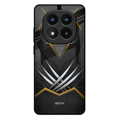 Black Warrior Redmi Note 14 Pro Plus 5G Glass Back Cover Online