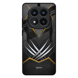 Black Warrior Redmi Note 14 Pro Plus 5G Glass Back Cover Online