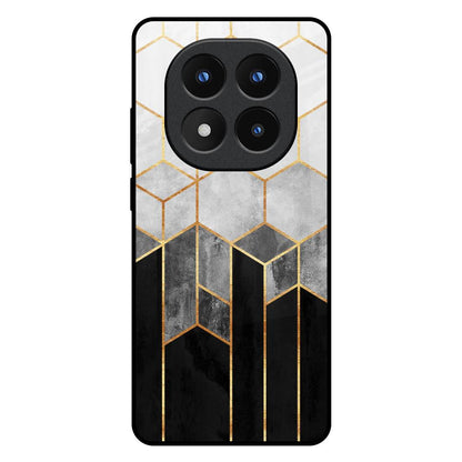 Tricolor Pattern Redmi Note 14 Pro Plus 5G Glass Back Cover Online
