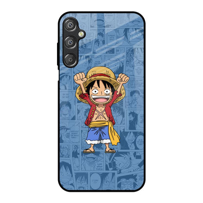 Chubby Anime Samsung Galaxy M15 5G Glass Back Cover Online