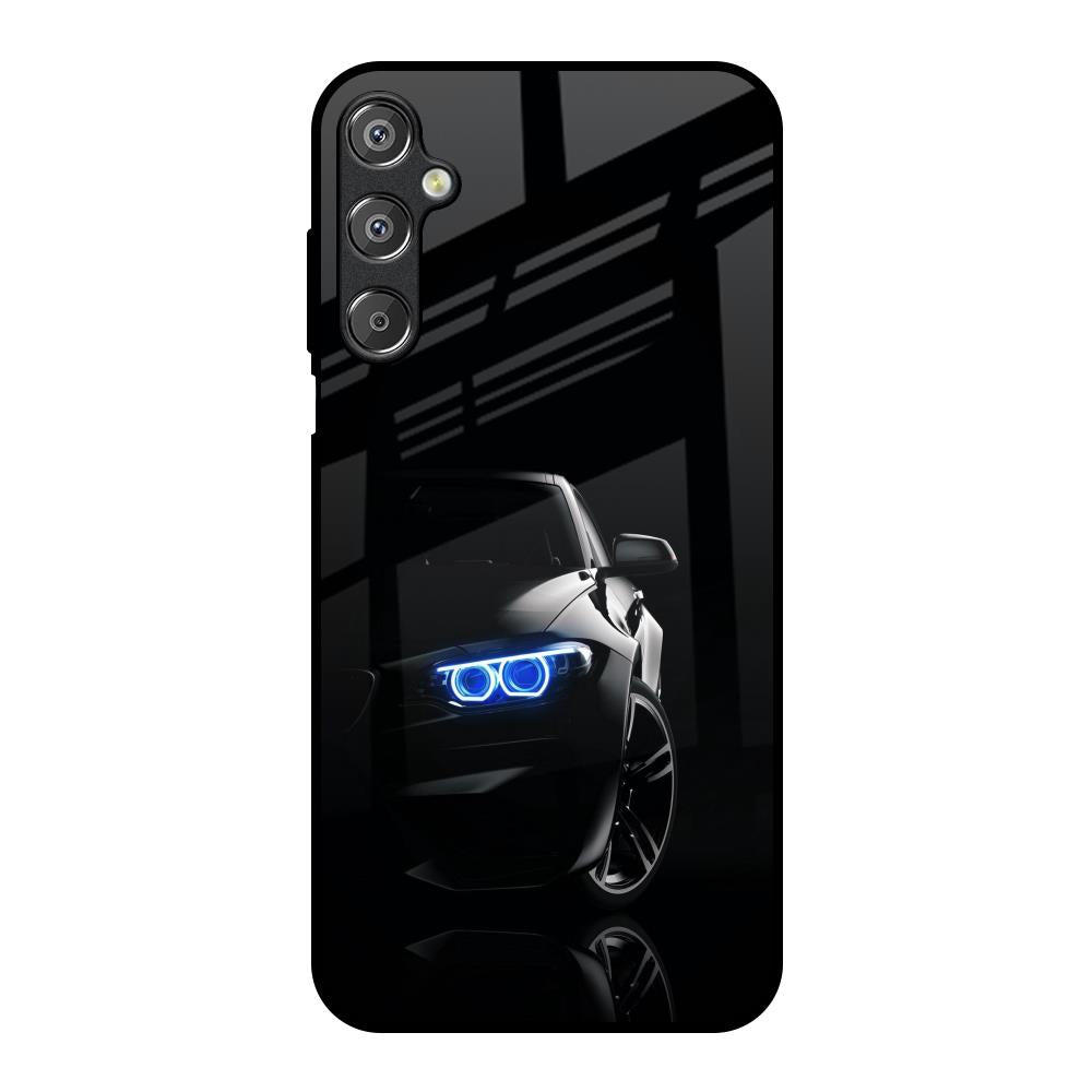 Car In Dark Samsung Galaxy M15 5G Glass Back Cover Online