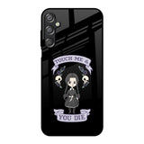 Touch Me & You Die Samsung Galaxy M15 5G Glass Back Cover Online