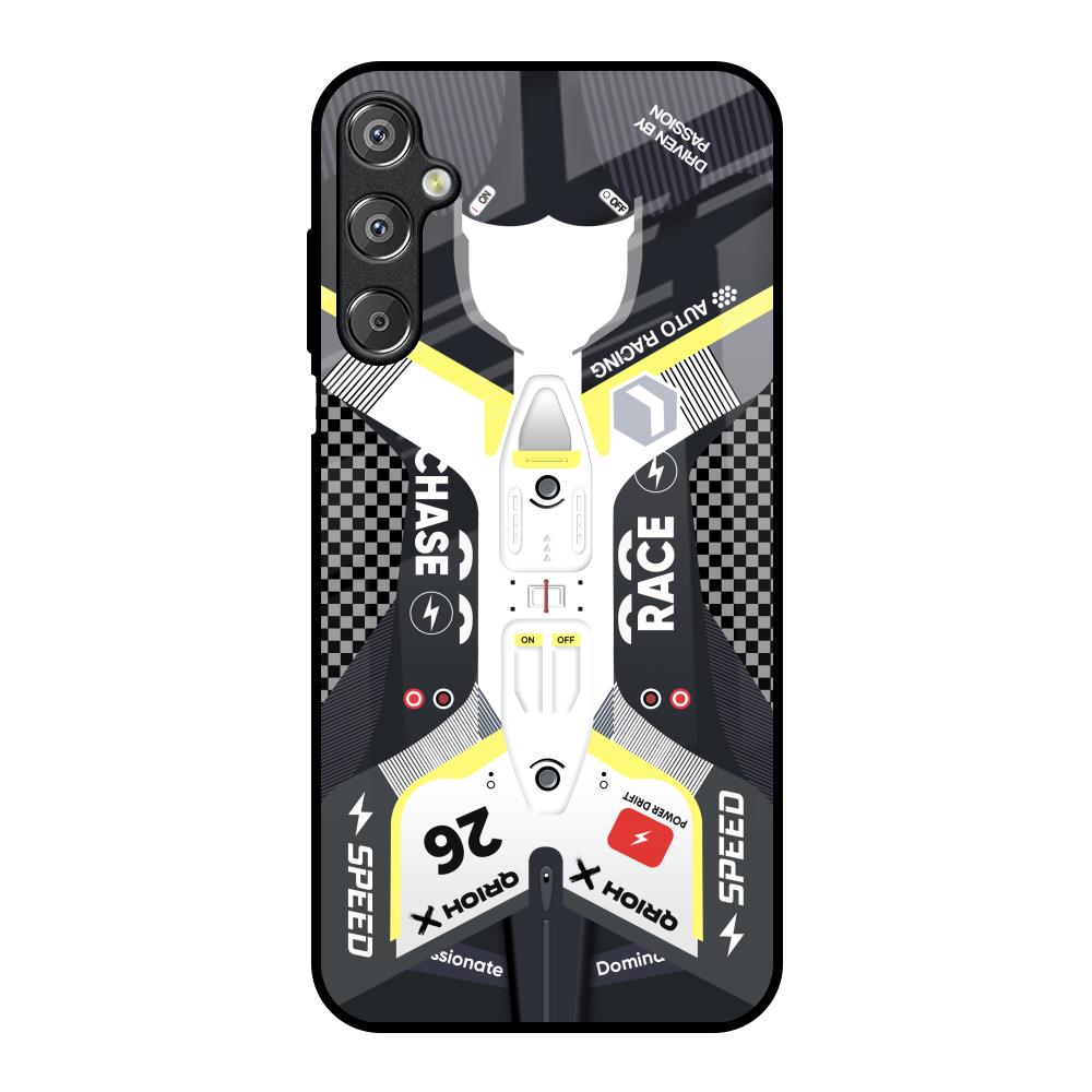 Car Enthusiast Samsung Galaxy M15 5G Glass Back Cover Online