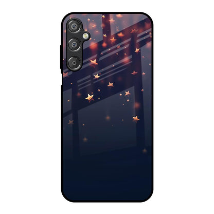 Falling Stars Samsung Galaxy M15 5G Glass Back Cover Online