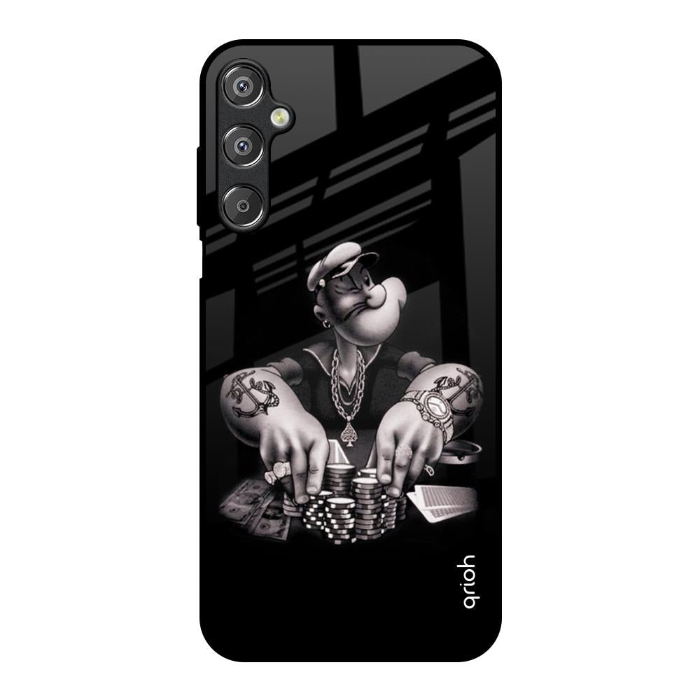 Gambling Problem Samsung Galaxy M15 5G Glass Back Cover Online