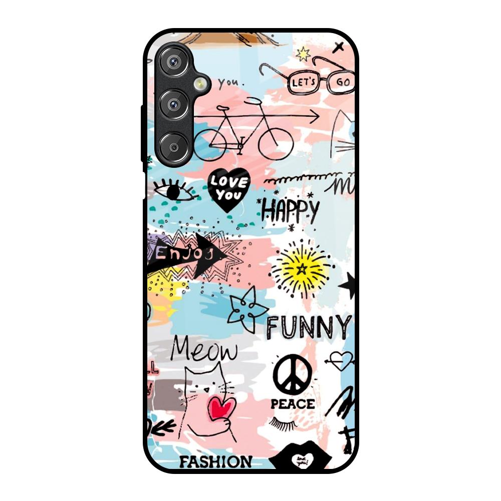 Just For You Samsung Galaxy M15 5G Glass Back Cover Online