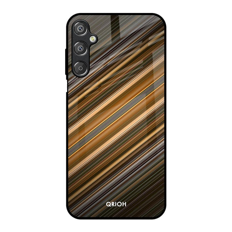 Diagonal Slash Pattern Samsung Galaxy M15 5G Glass Back Cover Online