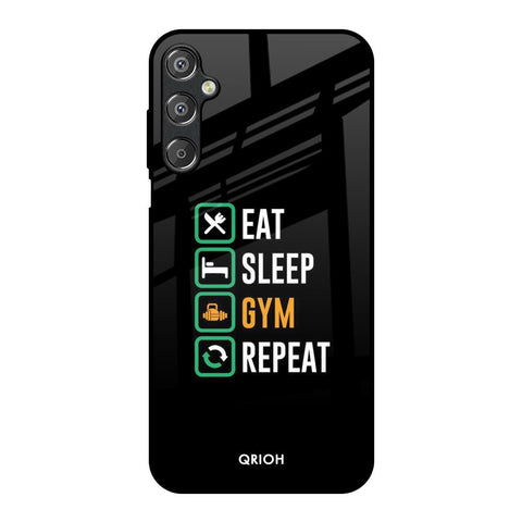 Daily Routine Samsung Galaxy M15 5G Glass Back Cover Online