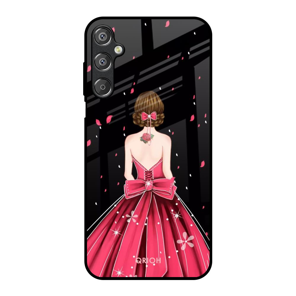 Fashion Princess Samsung Galaxy M15 5G Glass Back Cover Online