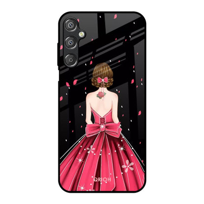 Fashion Princess Samsung Galaxy M15 5G Glass Back Cover Online