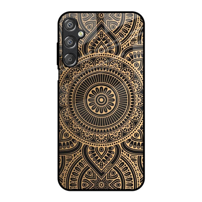 Luxury Mandala Samsung Galaxy M15 5G Glass Back Cover Online