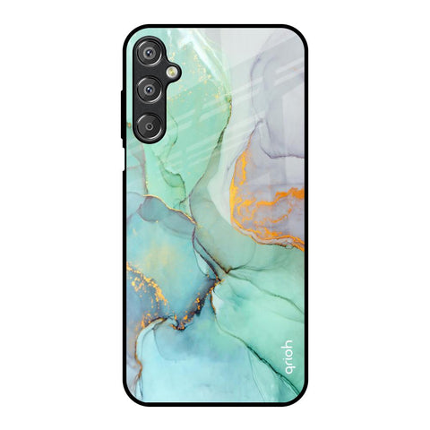 Green Marble Samsung Galaxy M15 5G Glass Back Cover Online