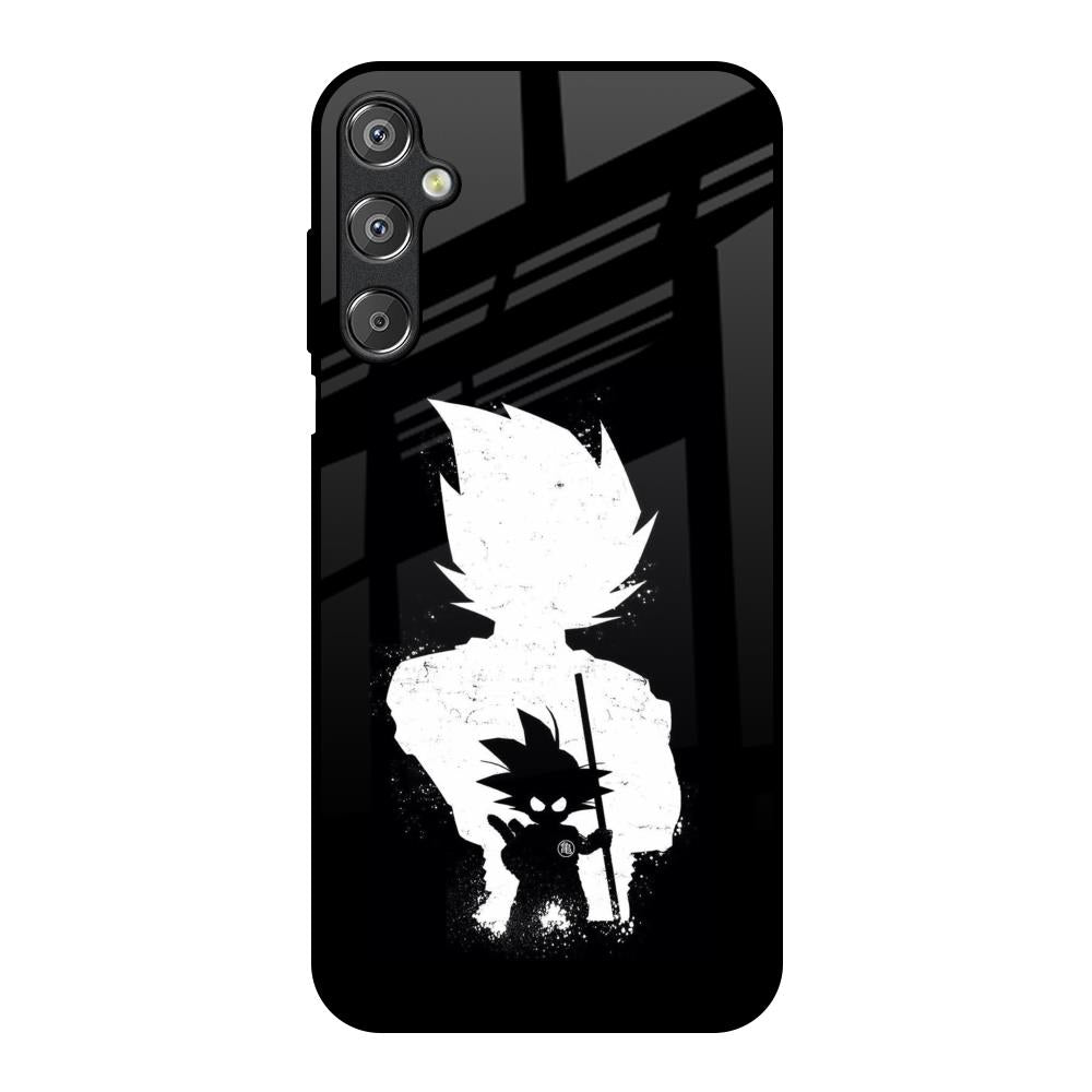 Monochrome Goku Samsung Galaxy M15 5G Glass Back Cover Online