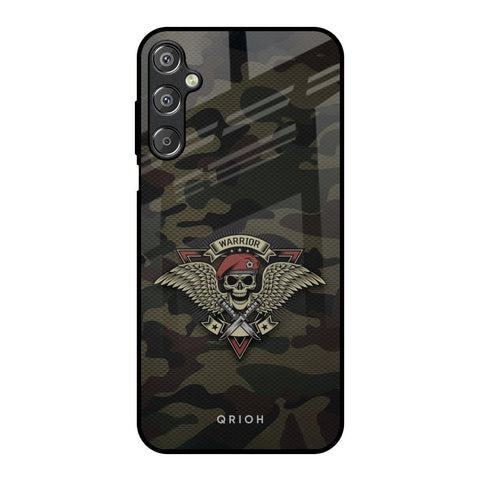 Army Warrior Samsung Galaxy M15 5G Glass Back Cover Online