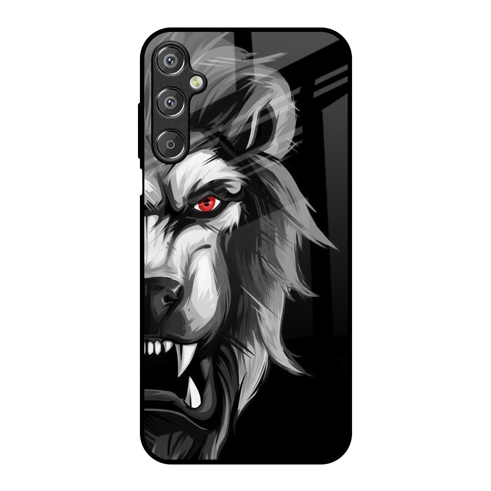 Wild Lion Samsung Galaxy M15 5G Glass Back Cover Online