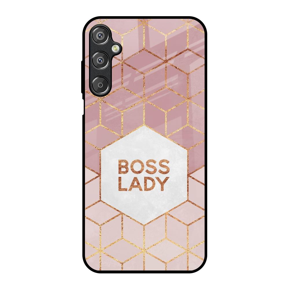 Boss Lady Samsung Galaxy M15 5G Glass Back Cover Online