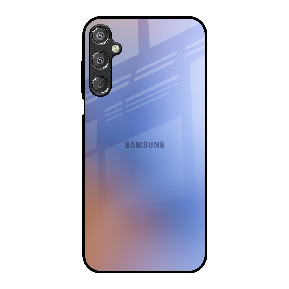 Blue Aura Samsung Galaxy M15 5G Glass Back Cover Online