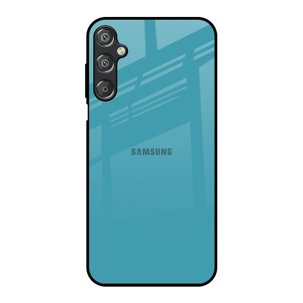 Oceanic Turquiose Samsung Galaxy M15 5G Glass Back Cover Online