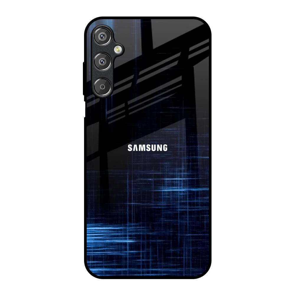 Blue Scratch Samsung Galaxy M15 5G Glass Back Cover Online