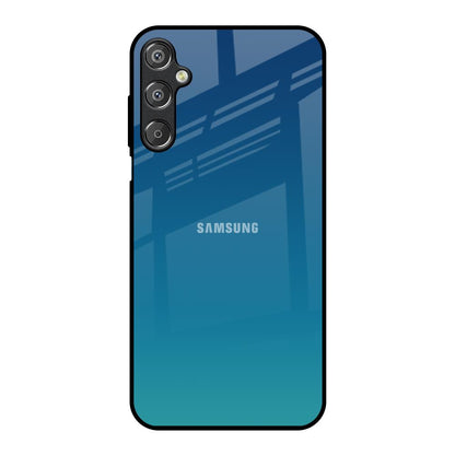 Celestial Blue Samsung Galaxy M15 5G Glass Back Cover Online