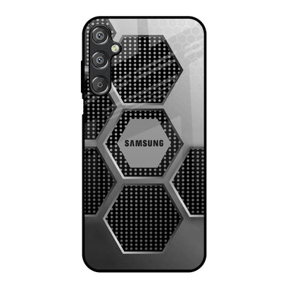Hexagon Style Samsung Galaxy M15 5G Glass Back Cover Online