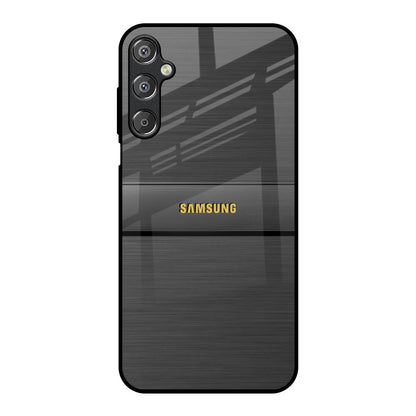 Grey Metallic Glass Samsung Galaxy M15 5G Glass Back Cover Online