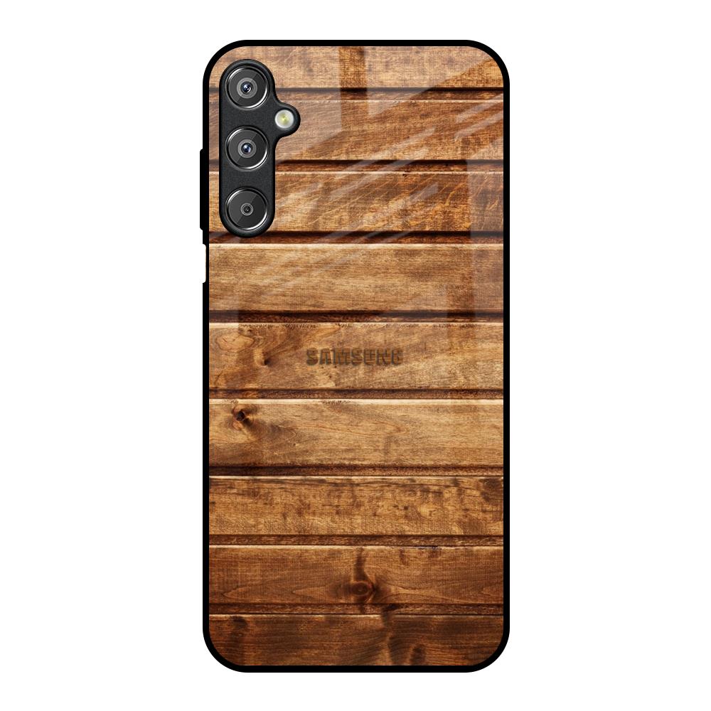 Wooden Planks Samsung Galaxy M15 5G Glass Back Cover Online