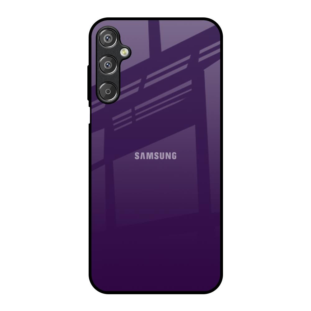 Dark Purple Samsung Galaxy M15 5G Glass Back Cover Online