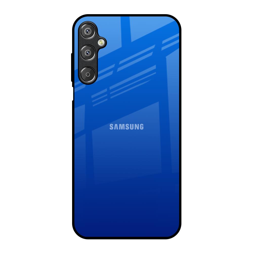 Egyptian Blue Samsung Galaxy M15 5G Glass Back Cover Online