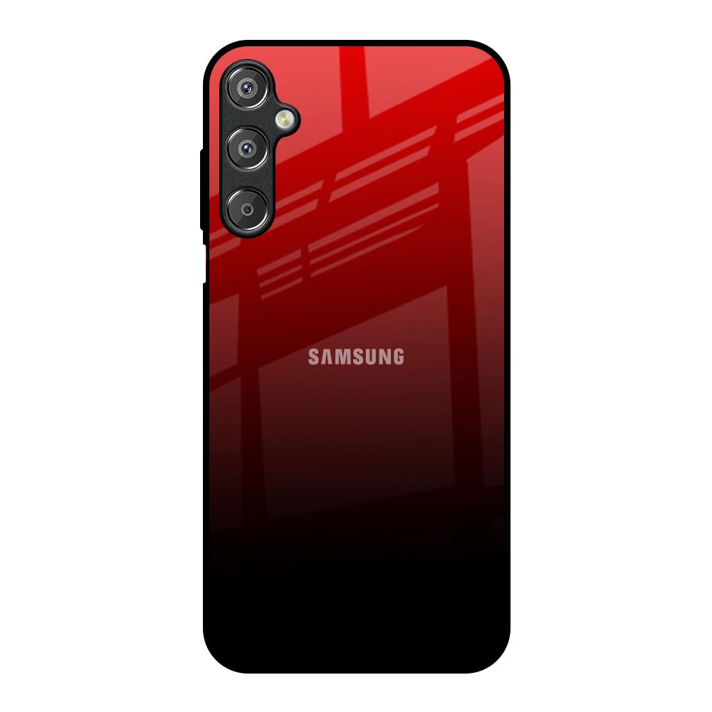 Maroon Faded Samsung Galaxy M15 5G Glass Back Cover Online