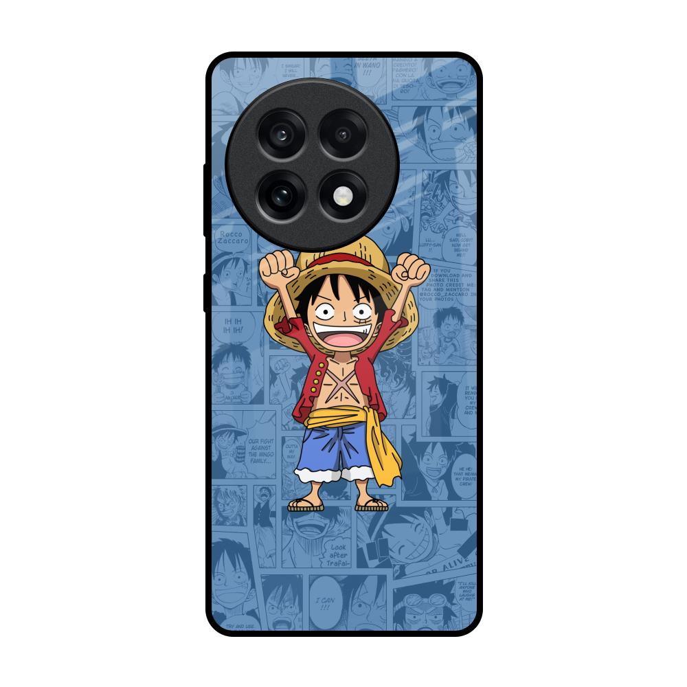 Chubby Anime Glass Case for OnePlus 13R 5G