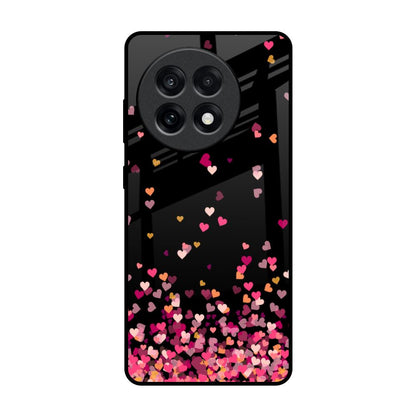 Heart Rain Fall OnePlus 13R 5G Glass Back Cover Online