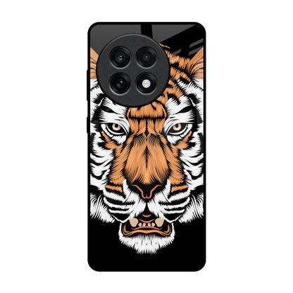 Angry Tiger OnePlus 13R 5G Glass Back Cover Online